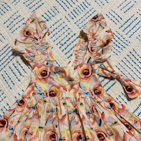 Lacey Lane Summer Dress with matching Bow Size 4 - Picture 6 of 13